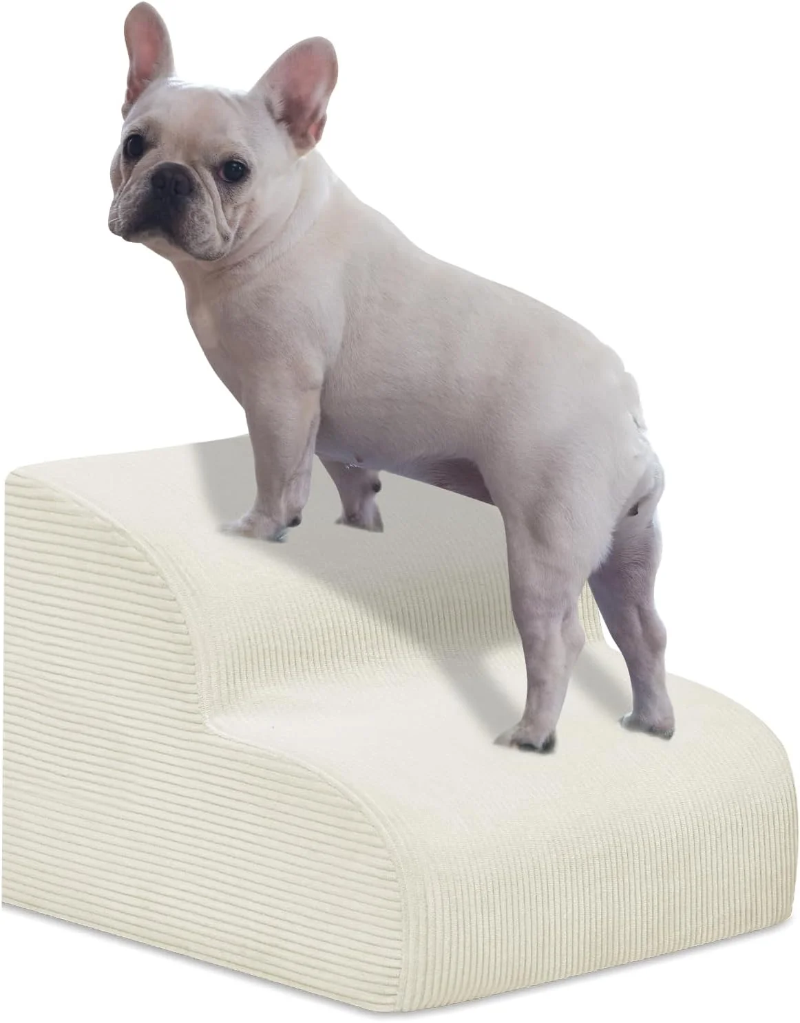 پله و رمپ سگ Mesa Lemon برای تختخواب های بلند، 2 پله فوم متراکم ضد آب، رمپ سگ برای سگ ها و گربه های کوچک، پله حیوانات خانگی با روکش قابل شستشو برای تخت، مبل، کاناپه و ماشین، بژ (ارتفاع: 30 سانتی متر) پله و رمپ سگ Mesa Lemon برای تختخواب های بلند، 2 پله فوم متراکم ضد آب، رمپ سگ برای سگ ها و گربه های کوچک، پله حیوانات خانگی با روکش قابل شستشو برای تخت، مبل، کاناپه و ماشین، بژ (ارتفاع: 30 سانتی متر)