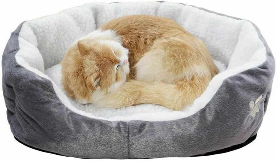 تخت خواب سگ مارگون، لانه خواب سگ برای گربه و توله سگ، سایز: 40x45 سانتی متر (خاکستری) تخت خواب سگ مارگون، لانه خواب سگ برای گربه و توله سگ، سایز: 40x45 سانتی متر (خاکستری)