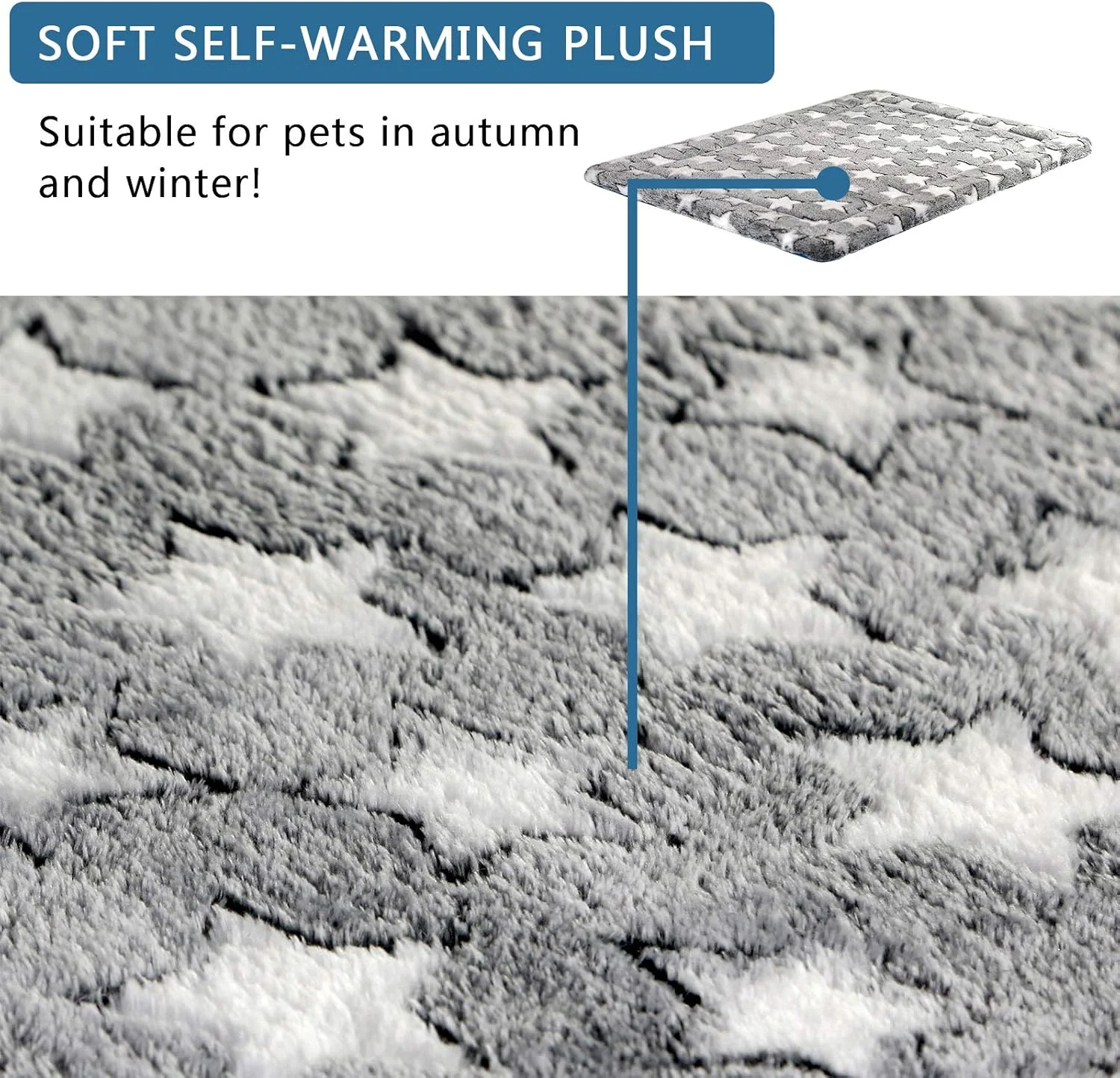 تشک سگ KROSER سایزهای 24/30/36/42/48/54 اینچ، تشک دو طرفه (گرم و خنک) پد شیک حیوانات خانگی فوم با چگالی بالا، تخت حیوانات خانگی قابل شستشو در ماشین لباسشویی برای سگ های 25 تا 130 پوند تشک سگ KROSER سایزهای 24/30/36/42/48/54 اینچ، تشک دو طرفه (گرم و خنک) پد شیک حیوانات خانگی فوم با چگالی بالا، تخت حیوانات خانگی قابل شستشو در ماشین لباسشویی برای سگ های 25 تا 130 پوند