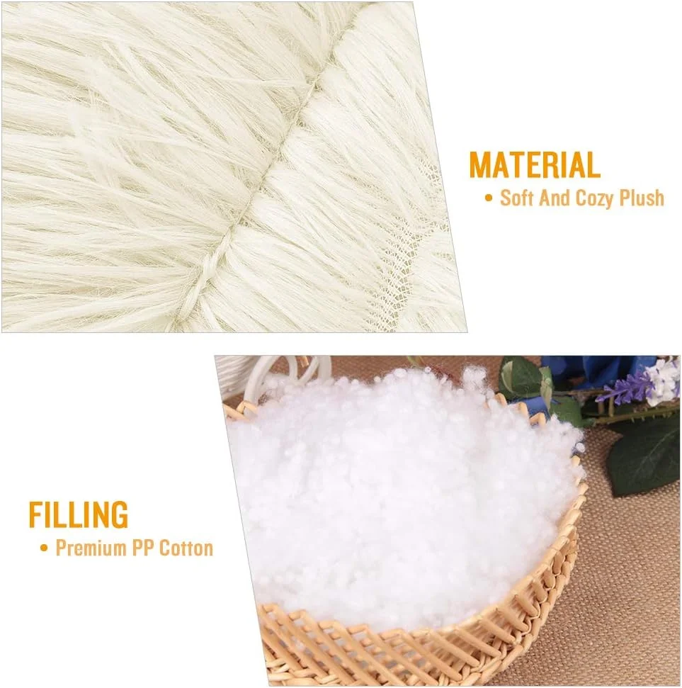 تخت خواب گرد سگ و گربه لوسیفیا، بالش مخمل خواب دار خز مصنوعی برای سگ های بزرگ، متوسط و کوچک، خود گرم شونده و دنج برای بهبود خواب، کرم، کوچک (50x50 سانتی متر) تخت خواب گرد سگ و گربه لوسیفیا، بالش مخمل خواب دار خز مصنوعی برای سگ های بزرگ، متوسط و کوچک، خود گرم شونده و دنج برای بهبود خواب، کرم، کوچک (50x50 سانتی متر)