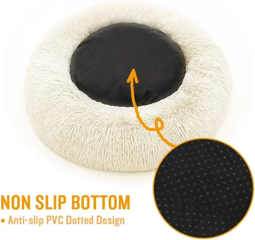 تخت خواب گرد سگ و گربه لوسیفیا، بالش مخمل خواب دار خز مصنوعی برای سگ های بزرگ، متوسط و کوچک، خود گرم شونده و دنج برای بهبود خواب، کرم، کوچک (50x50 سانتی متر) تخت خواب گرد سگ و گربه لوسیفیا، بالش مخمل خواب دار خز مصنوعی برای سگ های بزرگ، متوسط و کوچک، خود گرم شونده و دنج برای بهبود خواب، کرم، کوچک (50x50 سانتی متر)