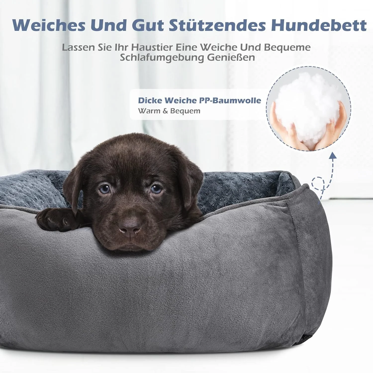 تخت خواب حیوانات خانگی JOEJOY برای سگ های متوسط، تخت خواب گربه قابل شستشو، نرم و کرکی، سبد سگ ضد لغزش، مبل سگ، تخت سگ برای سگ ها و گربه ها تا 14 کیلوگرم (64 x 53 x 20 سانتی متر) تخت خواب حیوانات خانگی JOEJOY برای سگ های متوسط، تخت خواب گربه قابل شستشو، نرم و کرکی، سبد سگ ضد لغزش، مبل سگ، تخت سگ برای سگ ها و گربه ها تا 14 کیلوگرم (64 x 53 x 20 سانتی متر)