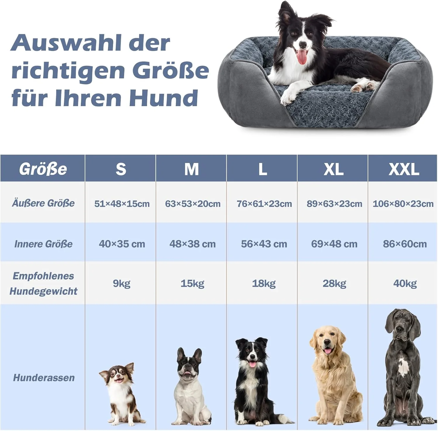 تخت خواب حیوانات خانگی JOEJOY برای سگ های متوسط، تخت خواب گربه قابل شستشو، نرم و کرکی، سبد سگ ضد لغزش، مبل سگ، تخت سگ برای سگ ها و گربه ها تا 14 کیلوگرم (64 x 53 x 20 سانتی متر) تخت خواب حیوانات خانگی JOEJOY برای سگ های متوسط، تخت خواب گربه قابل شستشو، نرم و کرکی، سبد سگ ضد لغزش، مبل سگ، تخت سگ برای سگ ها و گربه ها تا 14 کیلوگرم (64 x 53 x 20 سانتی متر)