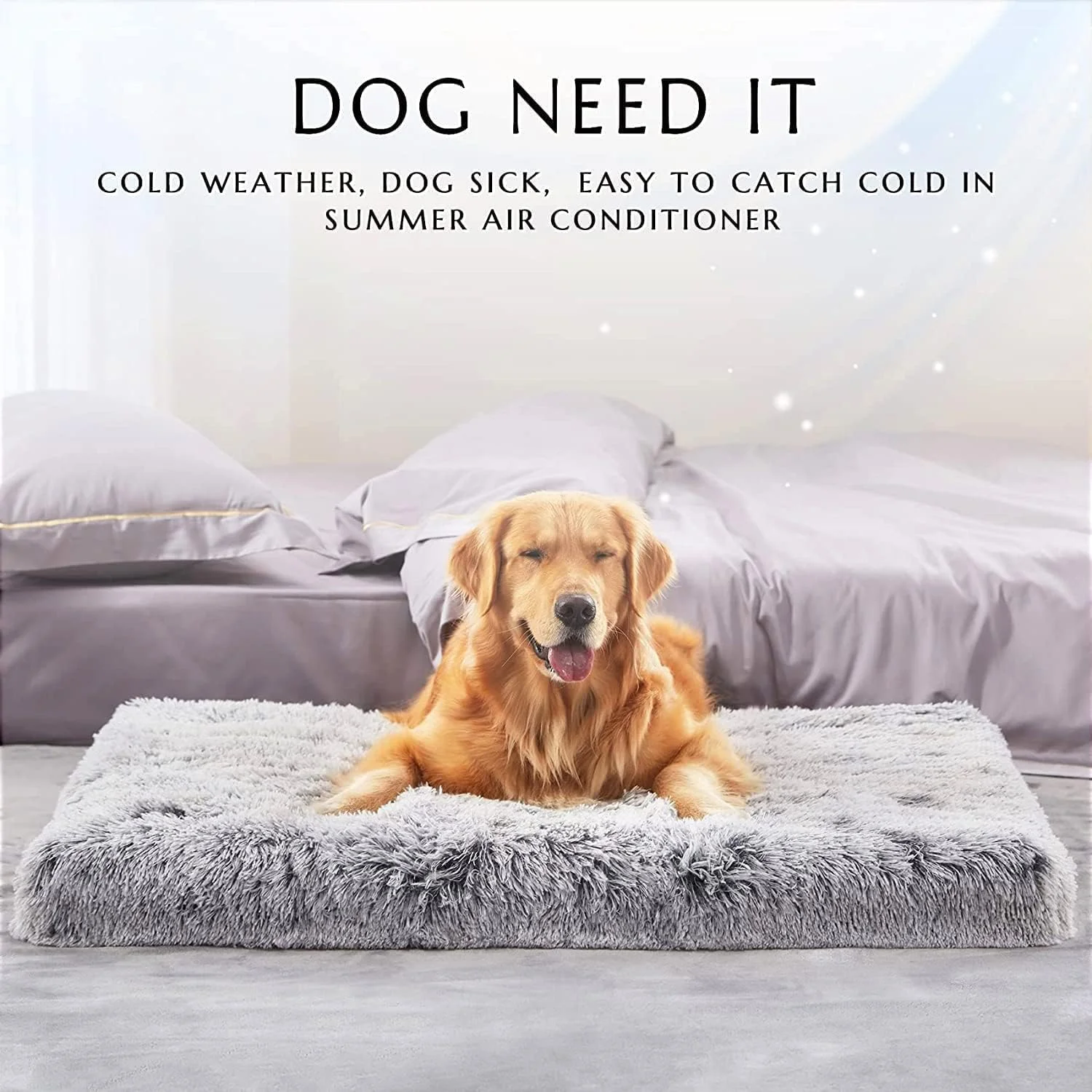 پد باکس سگ بزرگ LEDIN، تخت خواب باکس حیوانات خانگی قابل شستشو برای سگ های سایز بزرگ، متوسط و کوچک، تشک های لوکس و مخملی ضد لغزش سگ برای خواب، پد لانه کرکی 120 * 80 * 10 (خاکستری 2XL) پد باکس سگ بزرگ LEDIN، تخت خواب باکس حیوانات خانگی قابل شستشو برای سگ های سایز بزرگ، متوسط و کوچک، تشک های لوکس و مخملی ضد لغزش سگ برای خواب، پد لانه کرکی 120 * 80 * 10 (خاکستری 2XL)