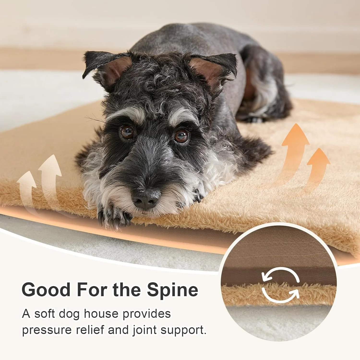 خانه سگ سرپوشیده Jiupety، تخت خواب تاشو قابل حمل 2 در 1 با روکش، چادر حیوانات خانگی و تخت غاری برای سگ های متوسط، XL (29"×21"×20")، تا 20 کیلوگرم، قهوه ای خانه سگ سرپوشیده Jiupety، تخت خواب تاشو قابل حمل 2 در 1 با روکش، چادر حیوانات خانگی و تخت غاری برای سگ های متوسط، XL (29"×21"×20")، تا 20 کیلوگرم، قهوه ای