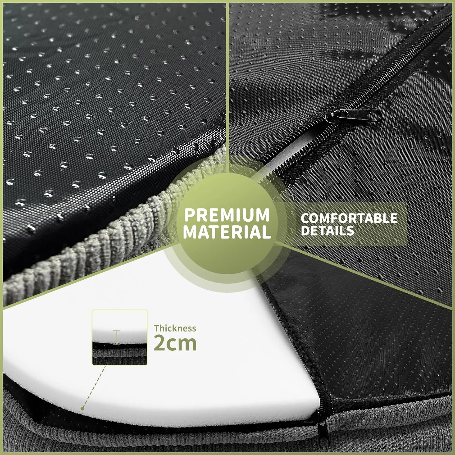 تخت خواب سگ INFOSUN، تخت خواب نرم حیوانات خانگی، لانه حیوانات خانگی ضد لغزش و تنفسی، تخت خواب آرامش بخش و قابل شستشو، تخت خواب مبل سگ برای سگ ها و گربه های کوچک و متوسط (60 * 48 سانتی متر، سبز) تخت خواب سگ INFOSUN، تخت خواب نرم حیوانات خانگی، لانه حیوانات خانگی ضد لغزش و تنفسی، تخت خواب آرامش بخش و قابل شستشو، تخت خواب مبل سگ برای سگ ها و گربه های کوچک و متوسط (60 * 48 سانتی متر، سبز)