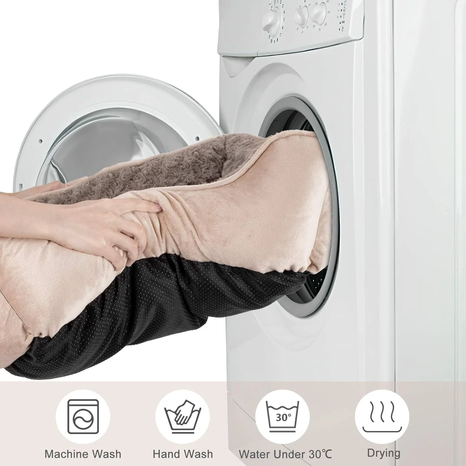 تخت خواب مستطیلی سگ JOEJOY برای سگ های بزرگ، متوسط و کوچک، قابل شستشو در ماشین لباسشویی، مبل خواب، زیره ضد لغزش، تخت خواب نرم و تنفسی برای توله سگ، تخت حیوانات خانگی بادوام و آرامش بخش، سایزهای مختلف، بژ تخت خواب مستطیلی سگ JOEJOY برای سگ های بزرگ، متوسط و کوچک، قابل شستشو در ماشین لباسشویی، مبل خواب، زیره ضد لغزش، تخت خواب نرم و تنفسی برای توله سگ، تخت حیوانات خانگی بادوام و آرامش بخش، سایزهای مختلف، بژ