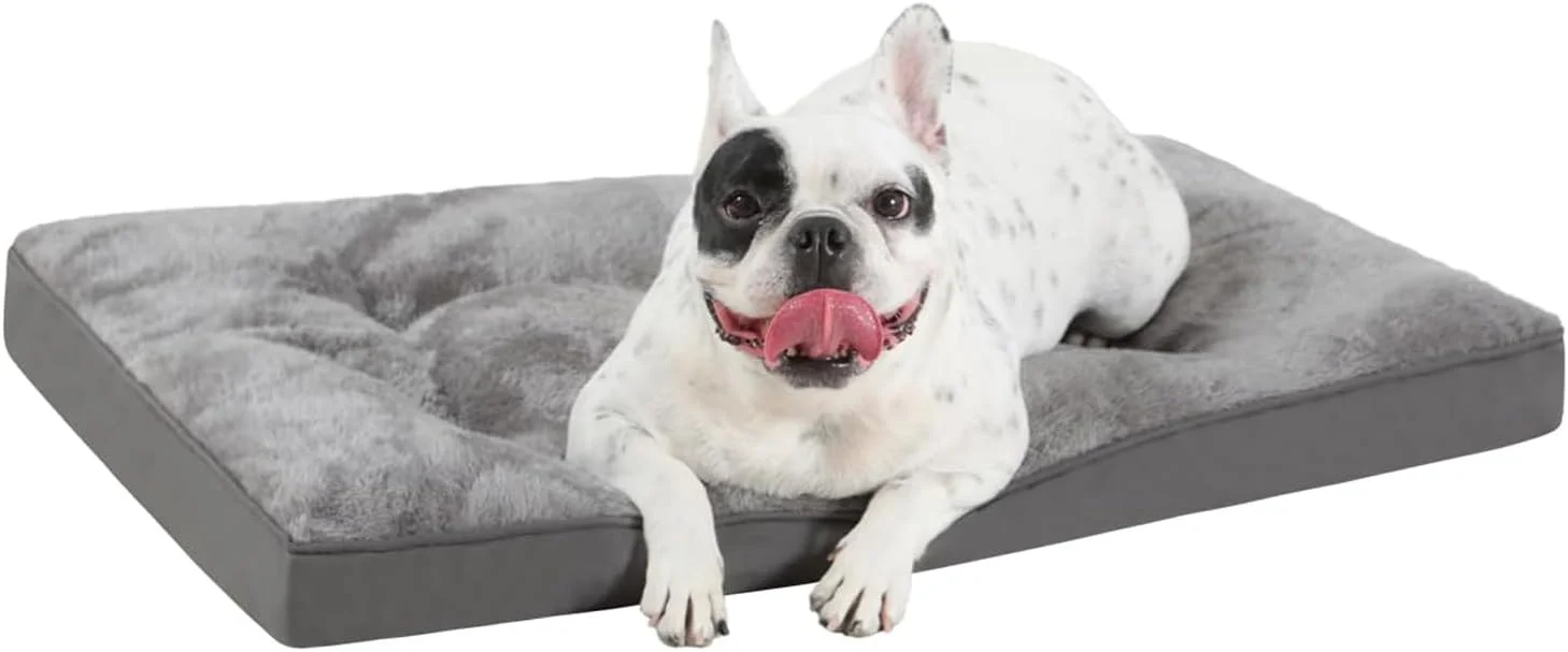تخت خواب سگ قابل شستشو HEYInova، تخت باکس سگ ارتوپدی ضد آب لوکس با روکش قابل شستشوی غیر قابل جابجایی، تشک خواب حیوانات خانگی با زیره ضد لغزش برای سگ های بزرگ/متوسط/خیلی بزرگ/کوچک (75*47*5 سانتی متر) تخت خواب سگ قابل شستشو HEYInova، تخت باکس سگ ارتوپدی ضد آب لوکس با روکش قابل شستشوی غیر قابل جابجایی، تشک خواب حیوانات خانگی با زیره ضد لغزش برای سگ های بزرگ/متوسط/خیلی بزرگ/کوچک (75*47*5 سانتی متر)