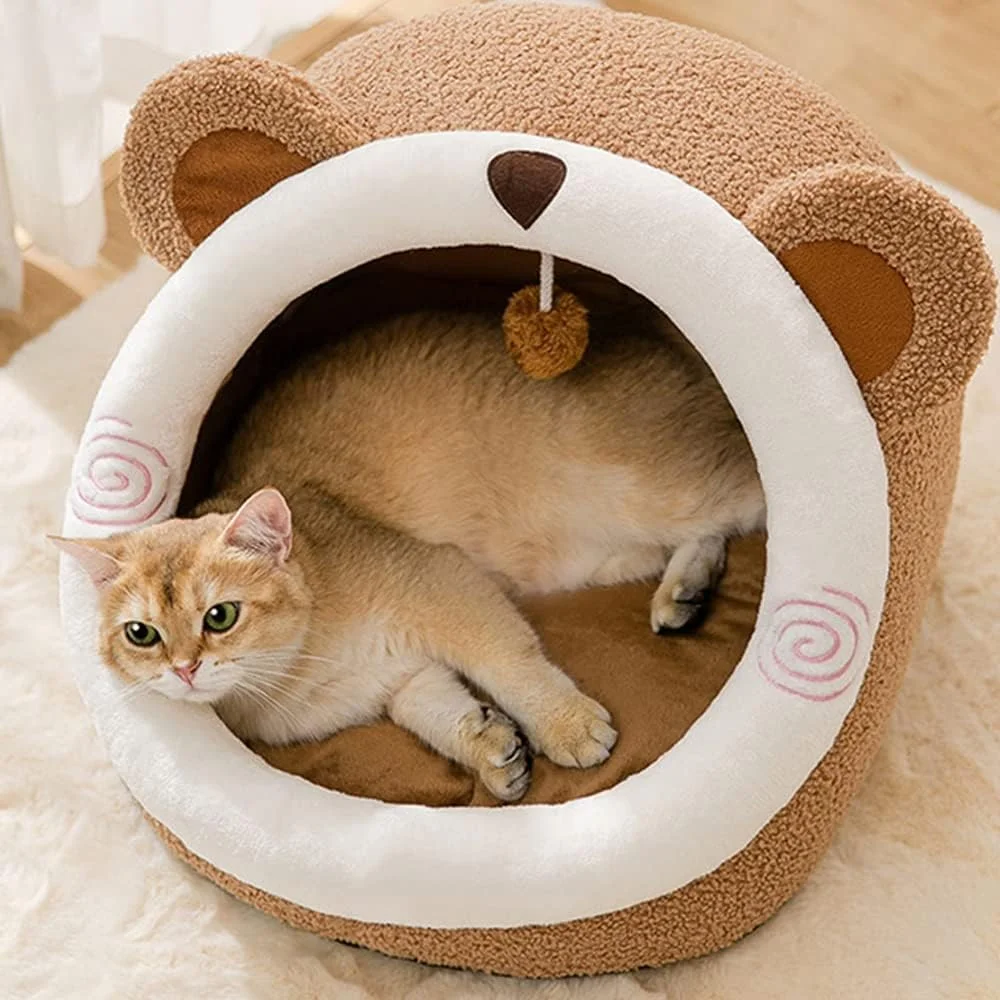 تخت خواب گربه و سگ طرح خرس D&D UAE | تخت خواب های راحت داخلی گربه و سگ برای سگ های کوچک / اکثر گربه ها | تخت خواب های نرم و کرکی توله سگ | تخت خواب کوچک سگ تخت خواب گربه | تخت خواب آرامش بخش ضد اضطراب (S) تخت خواب گربه و سگ طرح خرس D&D UAE | تخت خواب های راحت داخلی گربه و سگ برای سگ های کوچک / اکثر گربه ها | تخت خواب های نرم و کرکی توله سگ | تخت خواب کوچک سگ تخت خواب گربه | تخت خواب آرامش بخش ضد اضطراب (S)