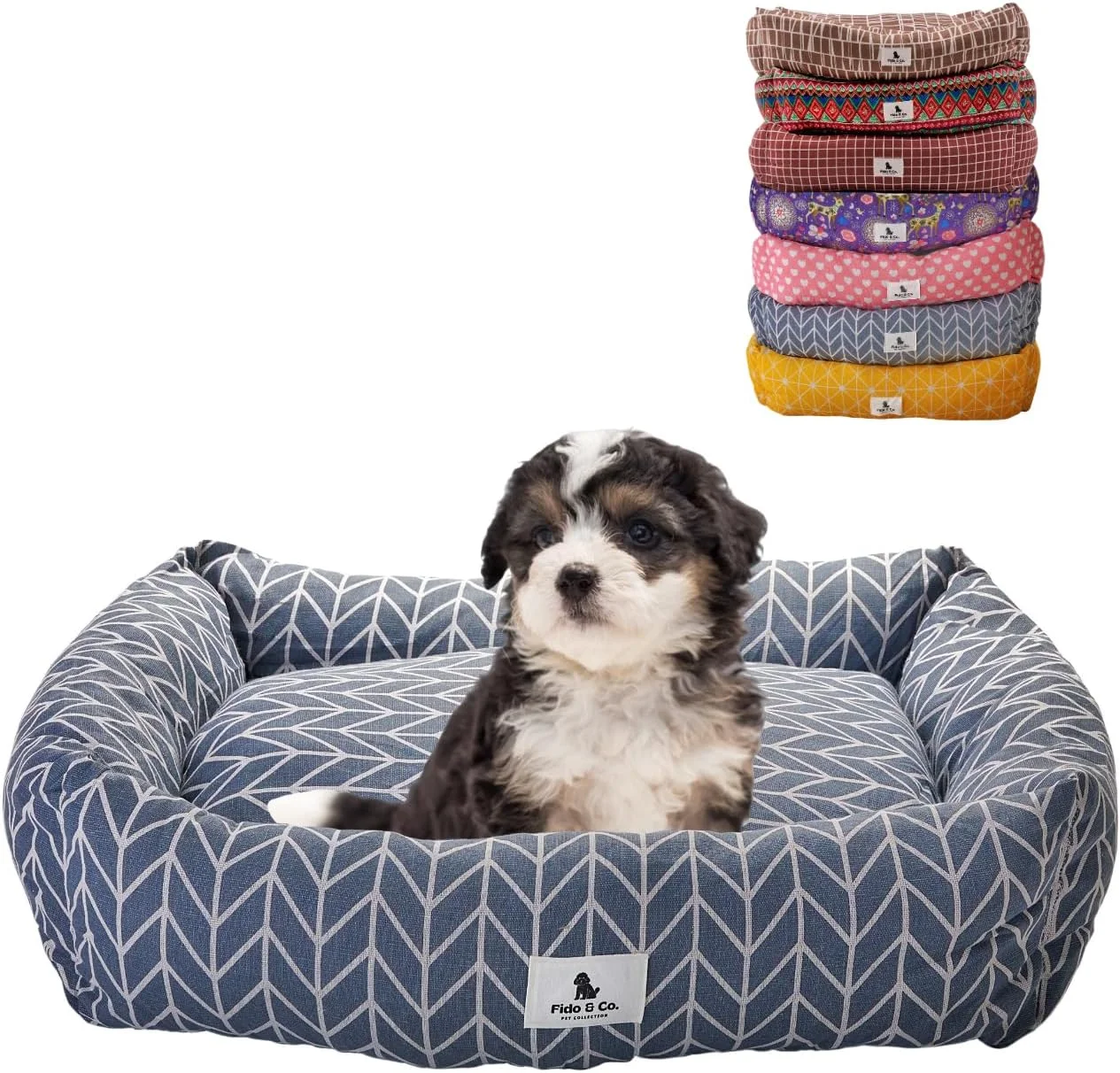 تخت سگ Fido & Co. - مناسب سگ های کوچک و متوسط - فوق العاده نرم و راحت با جنس 100% کتان - تشک قابل شستشو برای توله سگ، قفس یا ماشین، لوازم جانبی خنک کننده سگ، مبلمان حیوانات خانگی برای سگ ها و گربه ها (خاکستری، کوچک) تخت سگ Fido & Co. - مناسب سگ های کوچک و متوسط - فوق العاده نرم و راحت با جنس 100% کتان - تشک قابل شستشو برای توله سگ، قفس یا ماشین، لوازم جانبی خنک کننده سگ، مبلمان حیوانات خانگی برای سگ ها و گربه ها (خاکستری، کوچک)