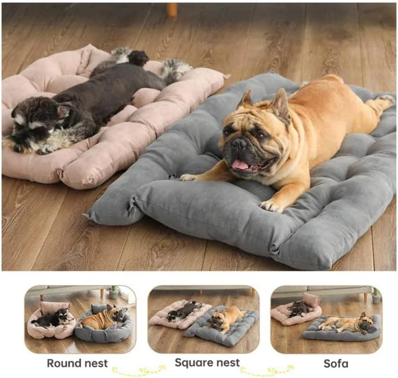 تخت خواب مبل حیوانات خانگی، تخت خواب سگ تاشو 3 در 1، لانه حیوانات خانگی چند منظوره قابل شستشو، تخت آرامش بخش حیوانات خانگی زمستانی، برای حیوانات خانگی کوچک، متوسط و بزرگ (M، خاکستری) تخت خواب مبل حیوانات خانگی، تخت خواب سگ تاشو 3 در 1، لانه حیوانات خانگی چند منظوره قابل شستشو، تخت آرامش بخش حیوانات خانگی زمستانی، برای حیوانات خانگی کوچک، متوسط و بزرگ (M، خاکستری)