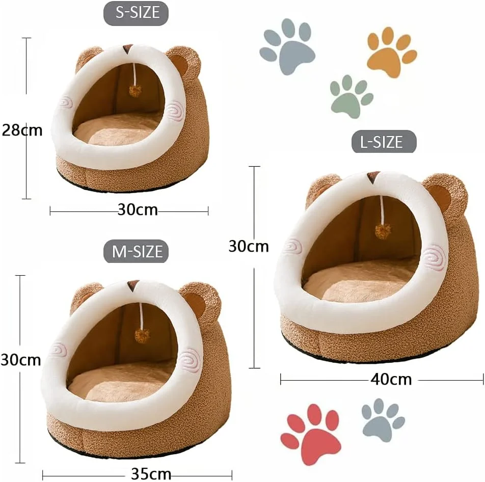 تخت خواب گربه و سگ طرح خرس D&D UAE | تخت خواب های راحت داخلی گربه و سگ برای سگ های کوچک / اکثر گربه ها | تخت خواب های نرم و کرکی توله سگ | تخت خواب کوچک سگ تخت خواب گربه | تخت خواب آرامش بخش ضد اضطراب (S) تخت خواب گربه و سگ طرح خرس D&D UAE | تخت خواب های راحت داخلی گربه و سگ برای سگ های کوچک / اکثر گربه ها | تخت خواب های نرم و کرکی توله سگ | تخت خواب کوچک سگ تخت خواب گربه | تخت خواب آرامش بخش ضد اضطراب (S)