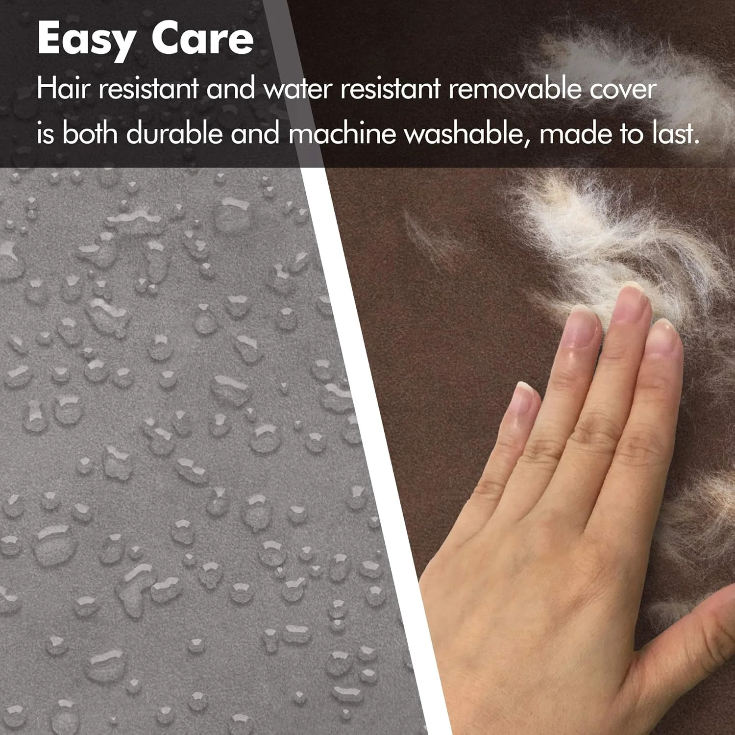 تخت خواب سگ ارتوپدی Friends Forever، مبل راحتی با روکش قابل جابجایی 100% جیر، تشک مموری فوم با لبه تقویت شده، نسخه پرمیوم پرستیژ، خاکی بژ، کوچک 50x63 سانتی متر، PET63PC4858 تخت خواب سگ ارتوپدی Friends Forever، مبل راحتی با روکش قابل جابجایی 100% جیر، تشک مموری فوم با لبه تقویت شده، نسخه پرمیوم پرستیژ، خاکی بژ، کوچک 50x63 سانتی متر، PET63PC4858