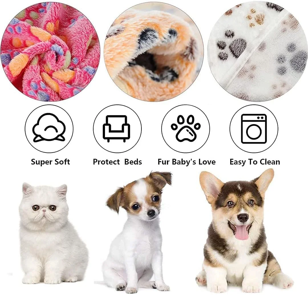 پتو پشمی سگ طرح پنجه، 4 عددی، پتو توله سگ برای سگ و گربه کوچک و متوسط، تشک خواب نرم و گرم، پتو نرم توله گربه، پتو گرم سگ (سفید، قهوه ای، صورتی، بنفش، متوسط) پتو پشمی سگ طرح پنجه، 4 عددی، پتو توله سگ برای سگ و گربه کوچک و متوسط، تشک خواب نرم و گرم، پتو نرم توله گربه، پتو گرم سگ (سفید، قهوه ای، صورتی، بنفش، متوسط)