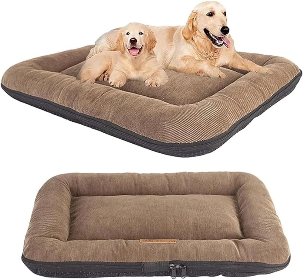 تخت خواب سگ برای سگ های بزرگ، تخت خواب نرم و لطیف، تخت خواب سگ مموری فوم با روکش قابل جابجایی و شستشو در ماشین لباسشویی، تخت خواب حیوانات خانگی برای سگ های بزرگ، جامبو، متوسط، کوچک، تشک برای خواب (90 * 65 سانتی متر) (زرد، خیلی بزرگ) تخت خواب سگ برای سگ های بزرگ، تخت خواب نرم و لطیف، تخت خواب سگ مموری فوم با روکش قابل جابجایی و شستشو در ماشین لباسشویی، تخت خواب حیوانات خانگی برای سگ های بزرگ، جامبو، متوسط، کوچک، تشک برای خواب (90 * 65 سانتی متر) (زرد، خیلی بزرگ)