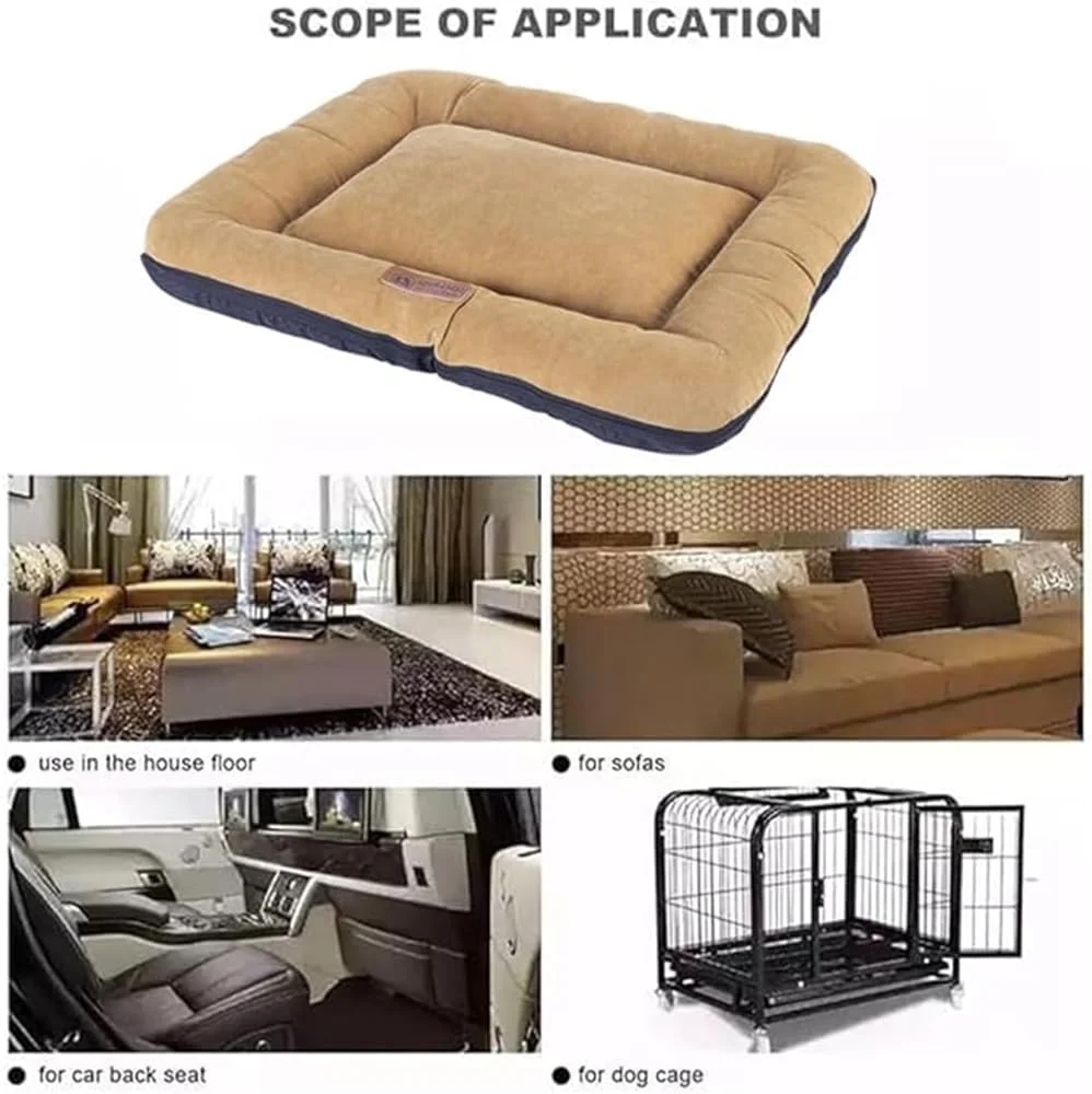 تخت خواب سگ برای سگ های بزرگ، تخت خواب نرم و لطیف، تخت خواب سگ مموری فوم با روکش قابل جابجایی و شستشو در ماشین لباسشویی، تخت خواب حیوانات خانگی برای سگ های بزرگ، جامبو، متوسط، کوچک، تشک برای خواب (90 * 65 سانتی متر) (زرد، خیلی بزرگ) تخت خواب سگ برای سگ های بزرگ، تخت خواب نرم و لطیف، تخت خواب سگ مموری فوم با روکش قابل جابجایی و شستشو در ماشین لباسشویی، تخت خواب حیوانات خانگی برای سگ های بزرگ، جامبو، متوسط، کوچک، تشک برای خواب (90 * 65 سانتی متر) (زرد، خیلی بزرگ)
