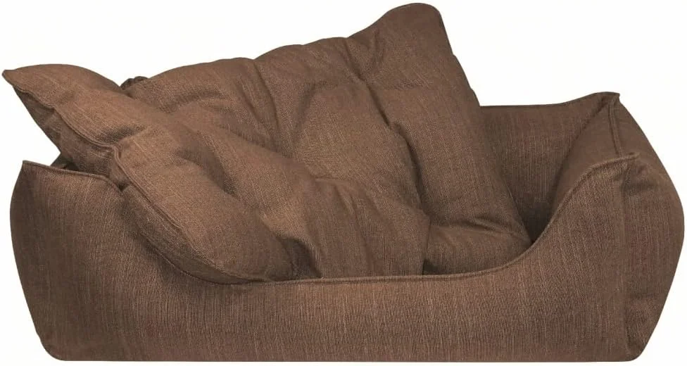 تخت سگ دندی مدل Eco قهوه ای، روکش و پرکننده قابل جدا شدن، قابل شستشو، ملایم برای مفاصل، نرم و لطیف، با کیفیت و مقاوم، ساخت آلمان، سایز M تخت سگ دندی مدل Eco قهوه ای، روکش و پرکننده قابل جدا شدن، قابل شستشو، ملایم برای مفاصل، نرم و لطیف، با کیفیت و مقاوم، ساخت آلمان، سایز M