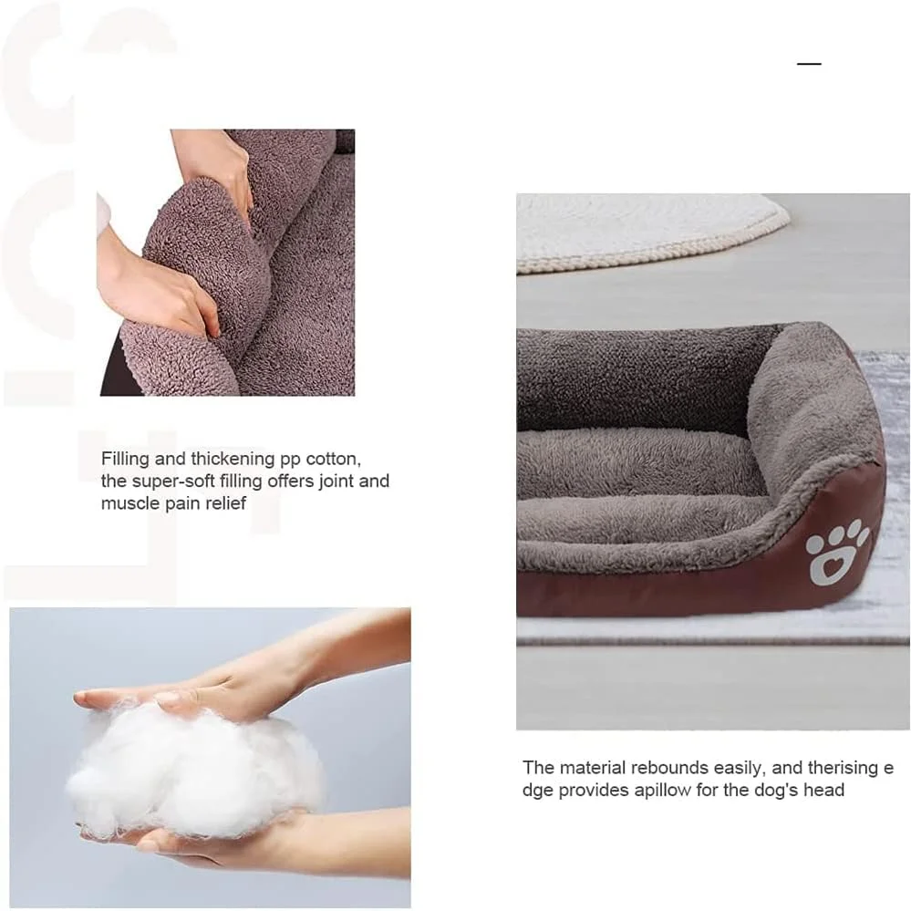 تخت خواب سگ بسیار بزرگ CULOTOL، تخت خواب سگ برای سگ های بزرگ، مستطیلی قابل شستشو در ماشین لباسشویی، نرم و تنفسی، غیر لغزنده، مناسب برای سگ های متوسط و بزرگ یا چند سگ (بسیار بزرگ، قهوه ای) تخت خواب سگ بسیار بزرگ CULOTOL، تخت خواب سگ برای سگ های بزرگ، مستطیلی قابل شستشو در ماشین لباسشویی، نرم و تنفسی، غیر لغزنده، مناسب برای سگ های متوسط و بزرگ یا چند سگ (بسیار بزرگ، قهوه ای)