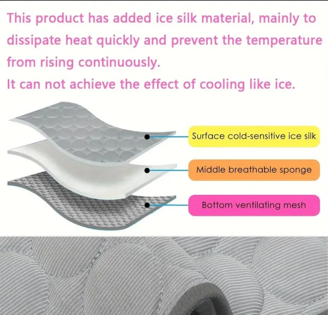 تشک خنک کننده حیوانات خانگی Nspr، (60x50 سانتی متر) کوسن تابستانی، تشک ابریشمی یخی سگ، تشک خنک کننده تنفسی مقاوم در برابر گاز گرفتن، برای سگ ها و گربه ها، تشک لانه تابستانی قابل شستشو (60x50 سانتی متر) تشک خنک کننده حیوانات خانگی Nspr، (60x50 سانتی متر) کوسن تابستانی، تشک ابریشمی یخی سگ، تشک خنک کننده تنفسی مقاوم در برابر گاز گرفتن، برای سگ ها و گربه ها، تشک لانه تابستانی قابل شستشو (60x50 سانتی متر)