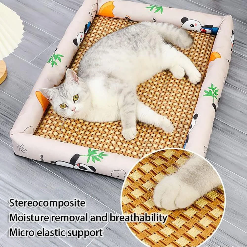 تشک خنک کننده سگ مامو بیر، پد یخی تابستانی برای حیوانات خانگی، تخت گربه و سگ های کوچک، خنک، راحت و قابل تنفس (40x50 سانتی متر، خرگوش صورتی) تشک خنک کننده سگ مامو بیر، پد یخی تابستانی برای حیوانات خانگی، تخت گربه و سگ های کوچک، خنک، راحت و قابل تنفس (40x50 سانتی متر، خرگوش صورتی)