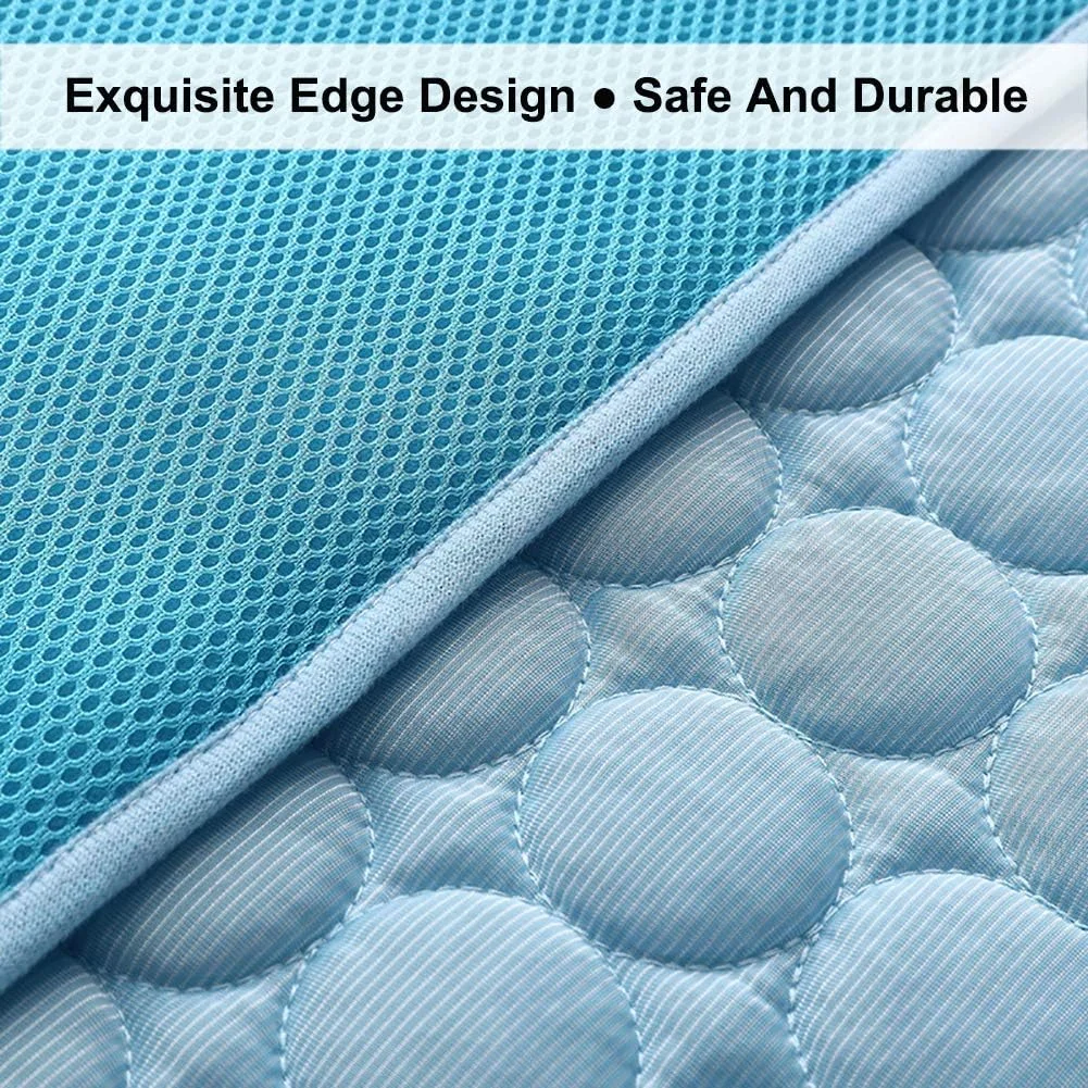 پد خنک کننده سگ، پد خنک کننده حیوانات خانگی برای سگ ها و گربه ها، قابل شستشو، تشک تابستانی، پتو خنک کننده خودکار تنفسی، تشک خواب ابریشمی یخی غیر سمی، بستر خنک کننده سگ برای مسافرت در منزل، آبی خیلی بزرگ پد خنک کننده سگ، پد خنک کننده حیوانات خانگی برای سگ ها و گربه ها، قابل شستشو، تشک تابستانی، پتو خنک کننده خودکار تنفسی، تشک خواب ابریشمی یخی غیر سمی، بستر خنک کننده سگ برای مسافرت در منزل، آبی خیلی بزرگ