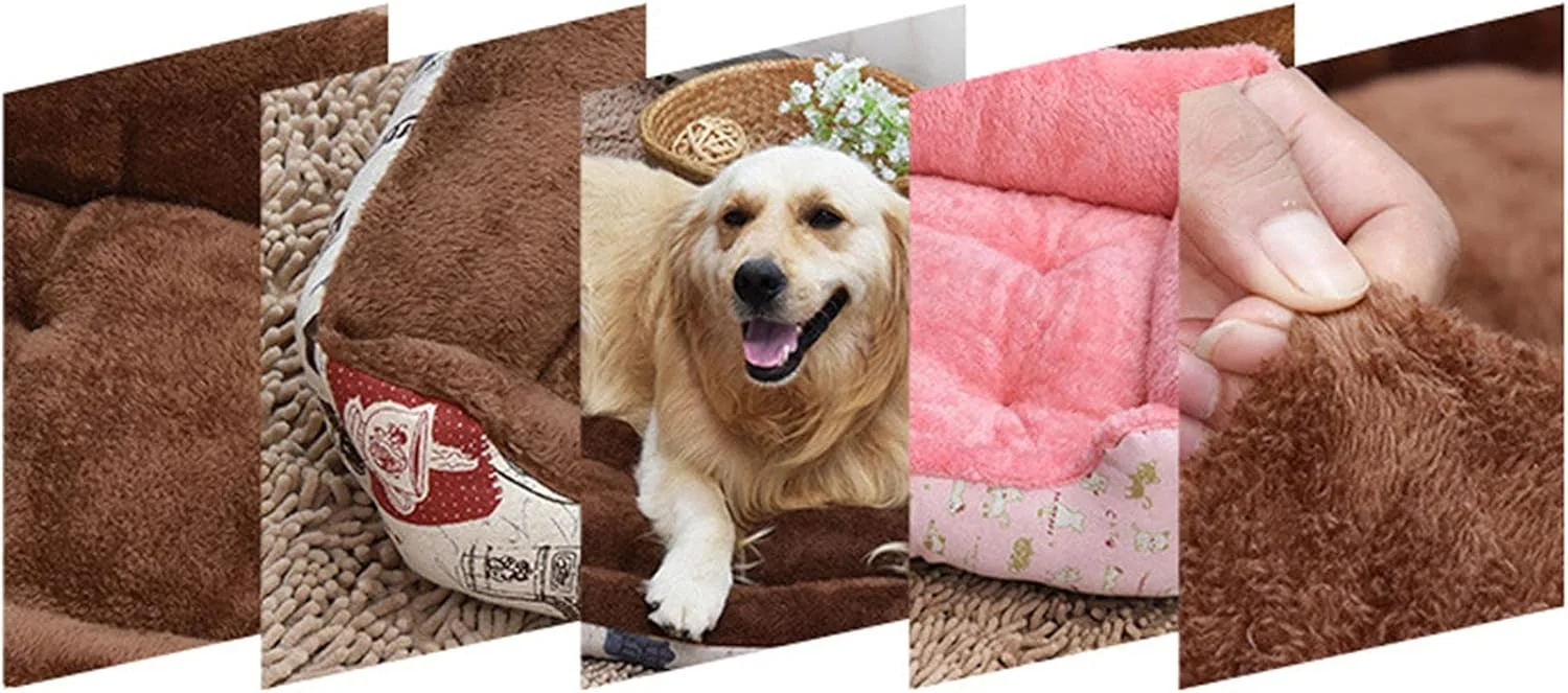 تخت خواب سگ COMEONE، تخت خواب حیوانات خانگی برای سگ های بزرگ و متوسط - تشک آرامش بخش سگ، خز مصنوعی، قابل شستشو در ماشین لباسشویی، تخت خواب ضد لغزش برای سگ ها و گربه های بزرگ و متوسط، قهوه ای، سایز S 60 * 45 سانتی متر تخت خواب سگ COMEONE، تخت خواب حیوانات خانگی برای سگ های بزرگ و متوسط - تشک آرامش بخش سگ، خز مصنوعی، قابل شستشو در ماشین لباسشویی، تخت خواب ضد لغزش برای سگ ها و گربه های بزرگ و متوسط، قهوه ای، سایز S 60 * 45 سانتی متر