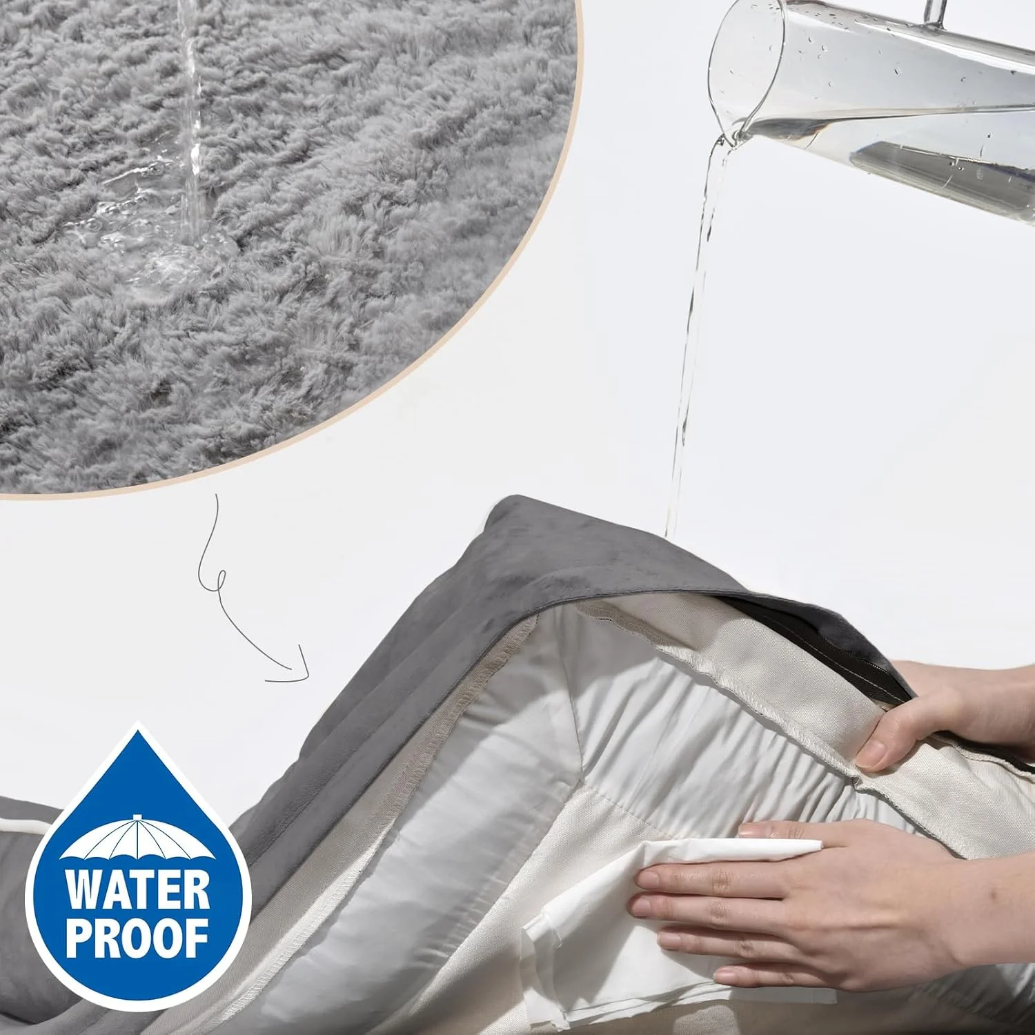 تخت خواب سگ ضد آب Comfort Expression، تخت سگ ارتوپدی فوم، تخت سگ برای سگ های بزرگ، مبل سگ بادوام، تخت حیوانات خانگی راحت، روکش قابل جابجایی و شستشو و زیره ضد لغزش، تخت سگ بزرگ قابل حمل XL تخت خواب سگ ضد آب Comfort Expression، تخت سگ ارتوپدی فوم، تخت سگ برای سگ های بزرگ، مبل سگ بادوام، تخت حیوانات خانگی راحت، روکش قابل جابجایی و شستشو و زیره ضد لغزش، تخت سگ بزرگ قابل حمل XL