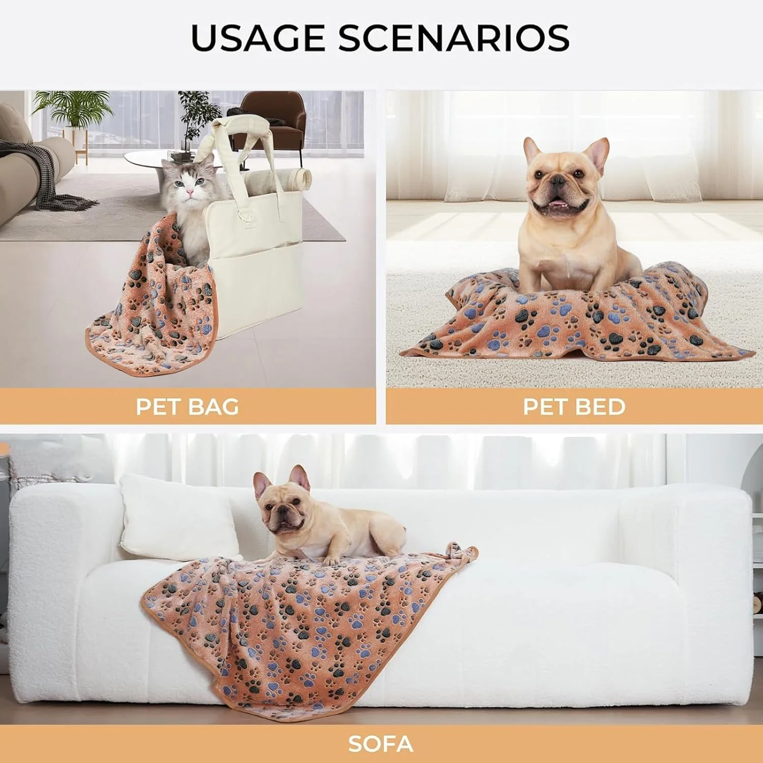 پتو سگ برای سگ های کوچک و متوسط قابل شستشو، بسته 3 عددی پتو حیوانات خانگی قابل شستشو 52 x 76 سانتی متر، پتو نرم و فازی برای توله سگ، روکش پرتابی برای لانه، تخت، پتو برای سگ ها، پتو حیوانات خانگی برای سگ ها پتو سگ برای سگ های کوچک و متوسط قابل شستشو، بسته 3 عددی پتو حیوانات خانگی قابل شستشو 52 x 76 سانتی متر، پتو نرم و فازی برای توله سگ، روکش پرتابی برای لانه، تخت، پتو برای سگ ها، پتو حیوانات خانگی برای سگ ها