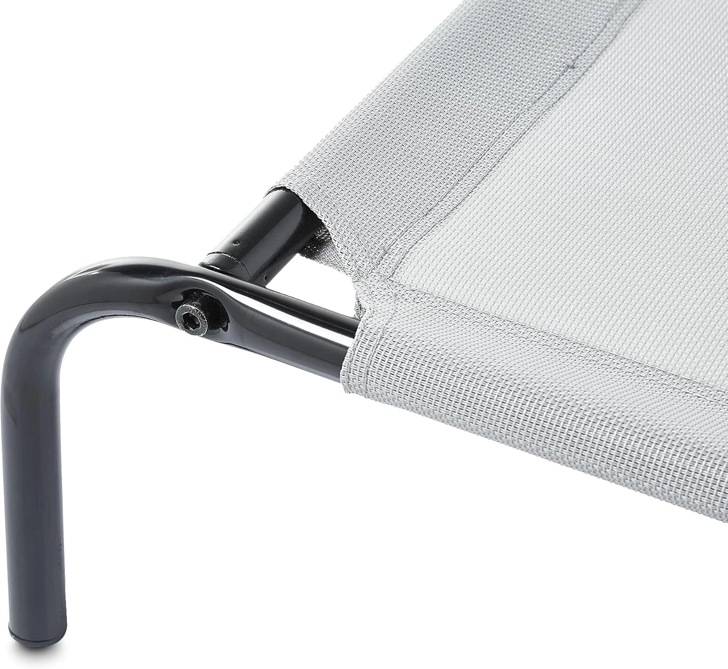 تخت سگ خنک کننده مرتفع آمازون بیسیکس با قاب فلزی، بزرگ، 130.3 x 80.01 x 19.5 سانتی متر، خاکستری تخت سگ خنک کننده مرتفع آمازون بیسیکس با قاب فلزی، بزرگ، 130.3 x 80.01 x 19.5 سانتی متر، خاکستری