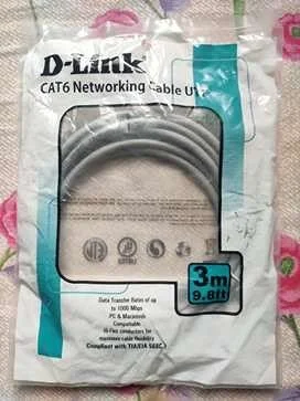 کابل شبکه دی-لینک Cat 6، 3 متری (بسته 5 عددی) کابل شبکه دی-لینک Cat 6، 3 متری (بسته 5 عددی)