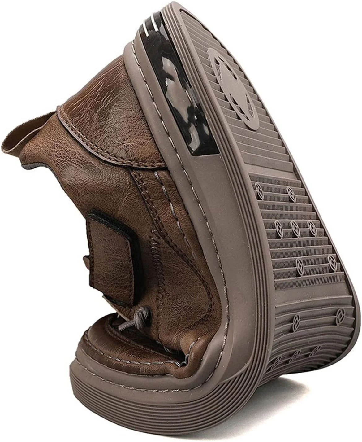 کفش کتانی مردانه AUEMNUR، کفش های کتانی غیر رسمی مردانه، بند دار، کفش ورزشی دویدن مردانه، کفش تخت کلاسیک چرمی مردانه (قهوه ای، 43) کفش کتانی مردانه AUEMNUR، کفش های کتانی غیر رسمی مردانه، بند دار، کفش ورزشی دویدن مردانه، کفش تخت کلاسیک چرمی مردانه (قهوه ای، 43)