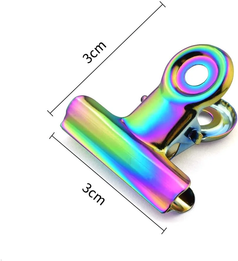 نگهدارنده فرم ناخن Honey Joy، گیره های فرم دهنده ناخن C، ابزار چند منظوره ژل UV/ناخن اکریلیک، بسته 5 عددی (گیره رنگین کمانی NAT190)