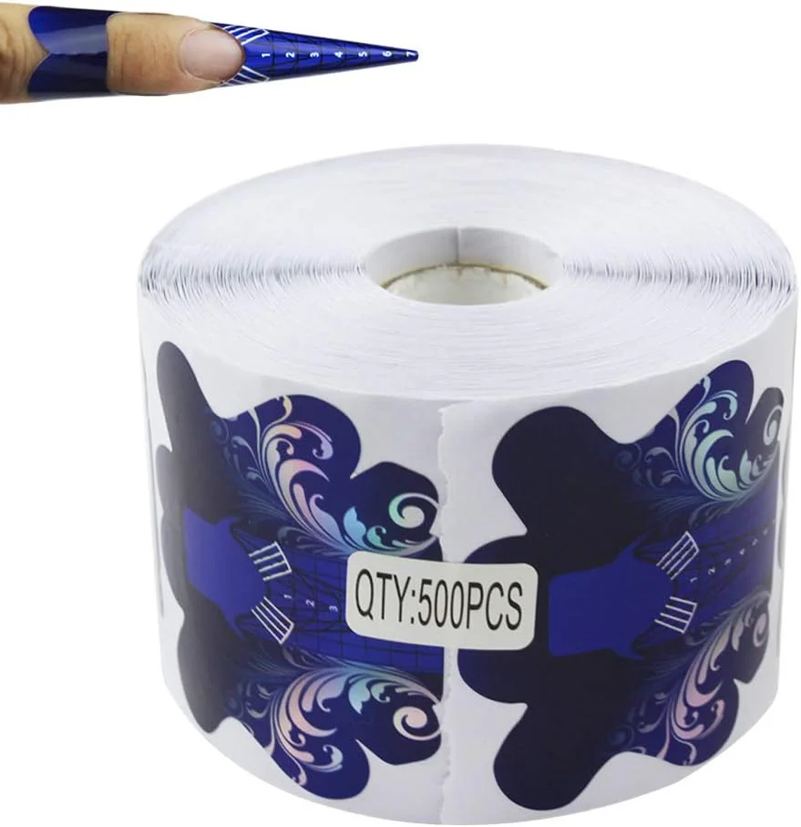 فرم ناخن استیلتو FingerAngel، 500 عددی، مناسب کاشت ناخن اکریلیک، ژل UV و طراحی ناخن، برچسب خودچسب فرم ناخن استیلتو FingerAngel، 500 عددی، مناسب کاشت ناخن اکریلیک، ژل UV و طراحی ناخن، برچسب خودچسب