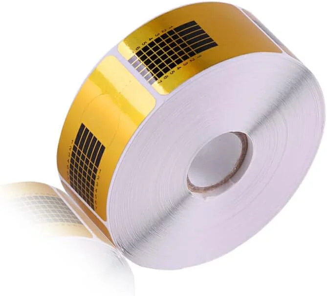 500 عدد فرم ناخن، تیپ، قالب ساخت اکستنشن ناخن، راهنمای مستطیلی، استیکر ژل، لوازم جانبی مانیکور، ابزار کاغذی