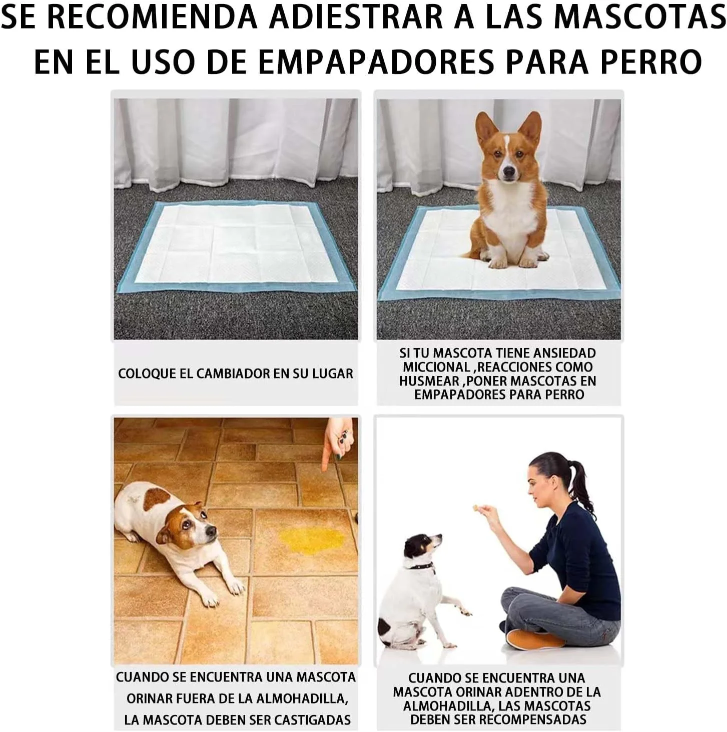 پد سگ Xcdhemde® بسته 12 عددی، 60 x 60 سانتی متر، زیرانداز بهداشتی یکبار مصرف برای حیوانات خانگی، پد آموزشی و دستمال مرطوب آموزشی، جاذب، پوشش ضد لغزش پد سگ Xcdhemde® بسته 12 عددی، 60 x 60 سانتی متر، زیرانداز بهداشتی یکبار مصرف برای حیوانات خانگی، پد آموزشی و دستمال مرطوب آموزشی، جاذب، پوشش ضد لغزش