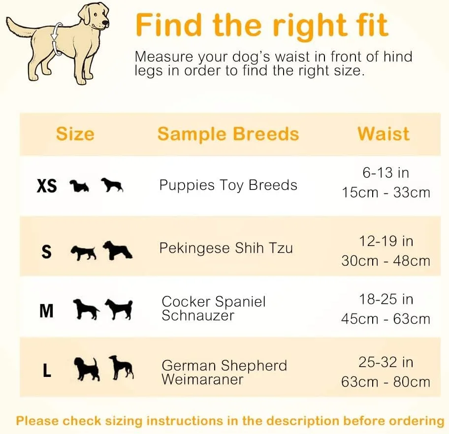 پوشک سگ ماده یکبار مصرف Woofy Pet، پوشک سگ/شلوار فیزیولوژیکی/لباس زیر نخی بهداشتی (متوسط) پوشک سگ ماده یکبار مصرف Woofy Pet، پوشک سگ/شلوار فیزیولوژیکی/لباس زیر نخی بهداشتی (متوسط)