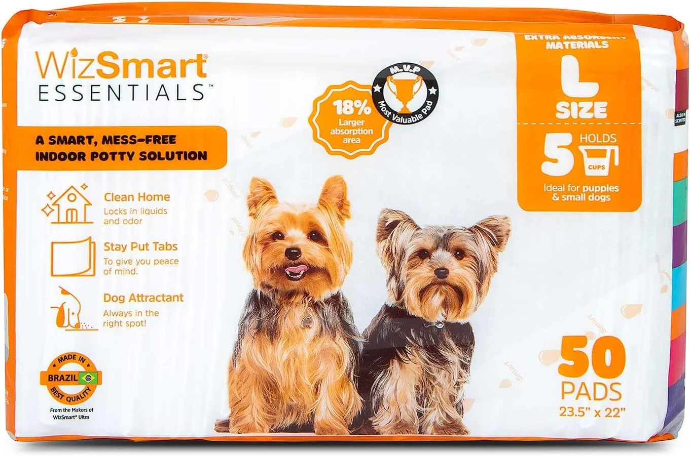 پدهای ضروری ویزاسمارت، بزرگ، 50 عددی پدهای ضروری ویزاسمارت، بزرگ، 50 عددی