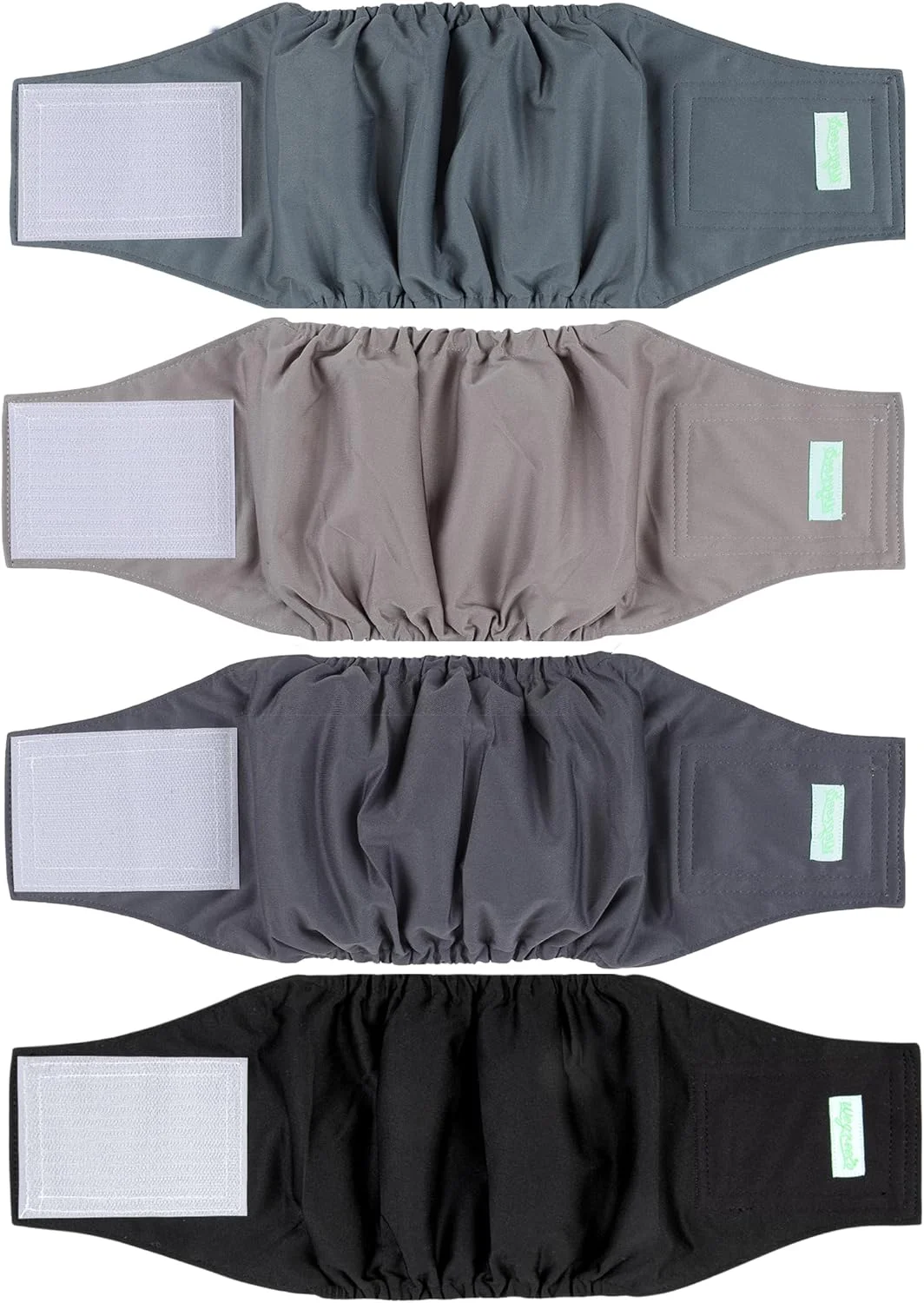 شکم بند سگ نر Wegreeco، (بسته 4 عددی) پوشک سگ نر قابل شستشو، شکم بند سگ فوق العاده جاذب (سبز، قهوه ای، مشکی، خاکستری، متوسط) شکم بند سگ نر Wegreeco، (بسته 4 عددی) پوشک سگ نر قابل شستشو، شکم بند سگ فوق العاده جاذب (سبز، قهوه ای، مشکی، خاکستری، متوسط)