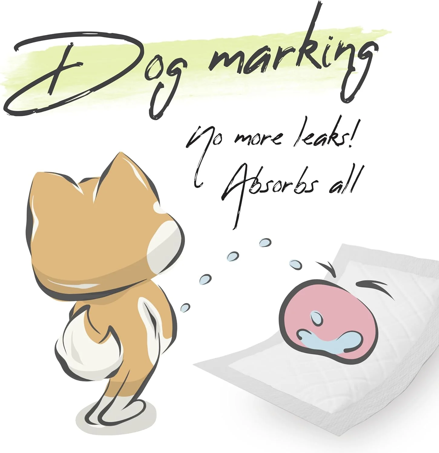 پدهای تقویت کننده پوشک سگ WICKEDPUP برای سگ های نر و ماده، 100 عدد | درج پوشک یکبار مصرف مناسب برای اکثر نوارهای شکمی حیوانات خانگی، پوشش ها و شورت های قاعدگی قابل شستشو (کوچک (100 عدد)) پدهای تقویت کننده پوشک سگ WICKEDPUP برای سگ های نر و ماده، 100 عدد | درج پوشک یکبار مصرف مناسب برای اکثر نوارهای شکمی حیوانات خانگی، پوشش ها و شورت های قاعدگی قابل شستشو (کوچک (100 عدد))