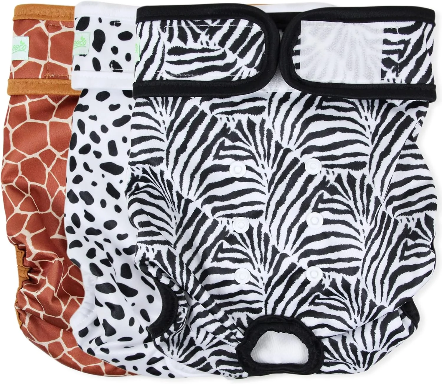 پوشک سگ قابل شستشو ویگریکو (بسته 3 عددی)، پوشک سگ بسیار جاذب برای سگ های ماده، پوشک سگ ماده برای سگ های ماده در دوران فحلی، قاعدگی، بی اختیاری ادرار یا ادرار هیجانی (راه راه گورخری، زرافه، خالدار، متوسط) پوشک سگ قابل شستشو ویگریکو (بسته 3 عددی)، پوشک سگ بسیار جاذب برای سگ های ماده، پوشک سگ ماده برای سگ های ماده در دوران فحلی، قاعدگی، بی اختیاری ادرار یا ادرار هیجانی (راه راه گورخری، زرافه، خالدار، متوسط)