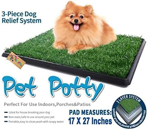 پد چمن مصنوعی آموزش ادرار سگ و گربه وسترن ارا مناسب فضای داخلی و خارجی (1 ست 3 تکه) پد چمن مصنوعی آموزش ادرار سگ و گربه وسترن ارا مناسب فضای داخلی و خارجی (1 ست 3 تکه)