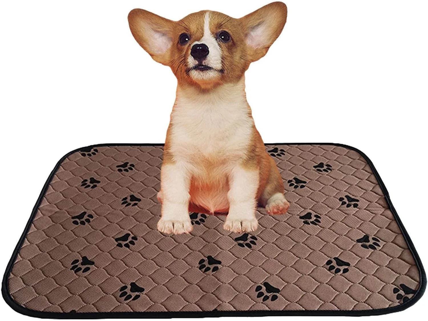 پد ضد آب سگ، پدهای قابل شستشوی ضد لغزش توله سگ، بسیار جاذب، پدهای توله سگ قابل استفاده مجدد | پد تخت حیوانات خانگی ضد آب جهانی برای گربه ها، بچه گربه ها، سگ ها و توله سگ ها