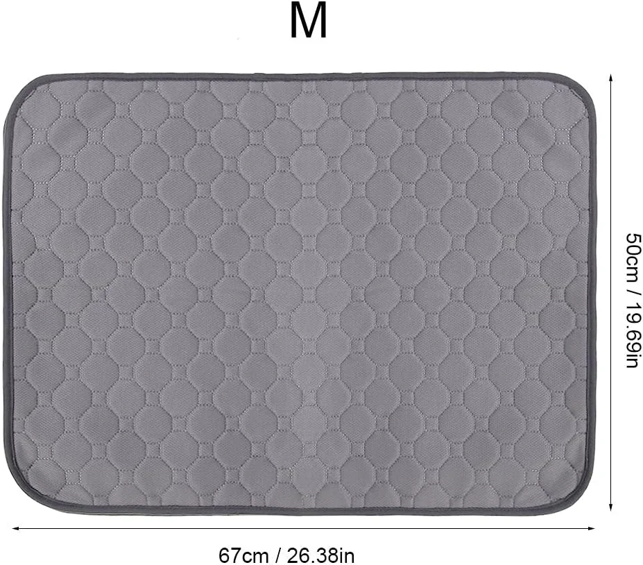 پد آموزشی ضد آب و قابل استفاده مجدد حیوانات خانگی F&Y - پد ادرار قابل شستشو برای سگ و گربه، زیرانداز آموزش توله سگ ضد لغزش (M)