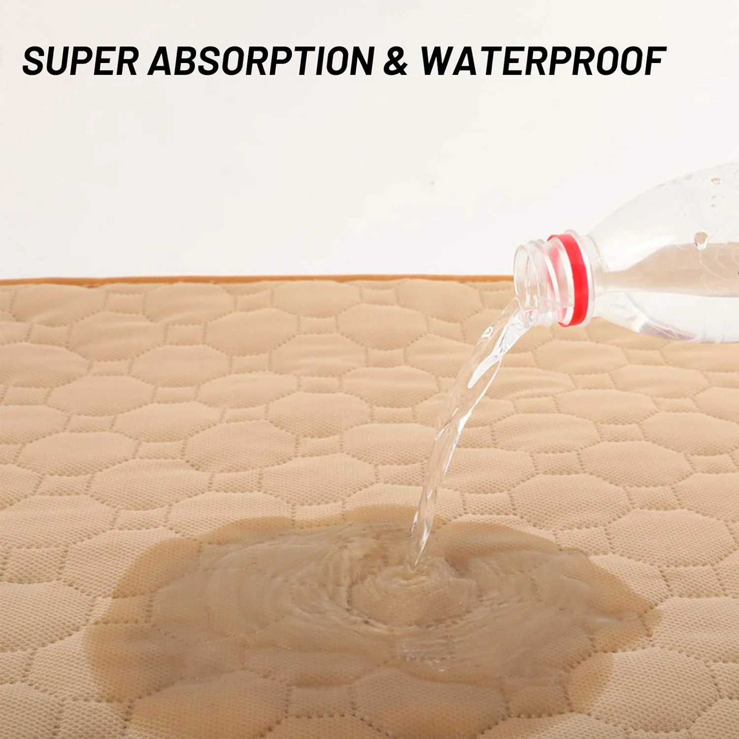 پد ادرار سگ قابل استفاده مجدد، تشک ضد آب سگ، تشک غیر لغزنده برای تخت توله سگ، محافظ مبل و کاناپه، پد آموزش ادرار توله سگ با جذب فوق العاده، ضد نشت، تشک بی اختیاری، پد زایمان