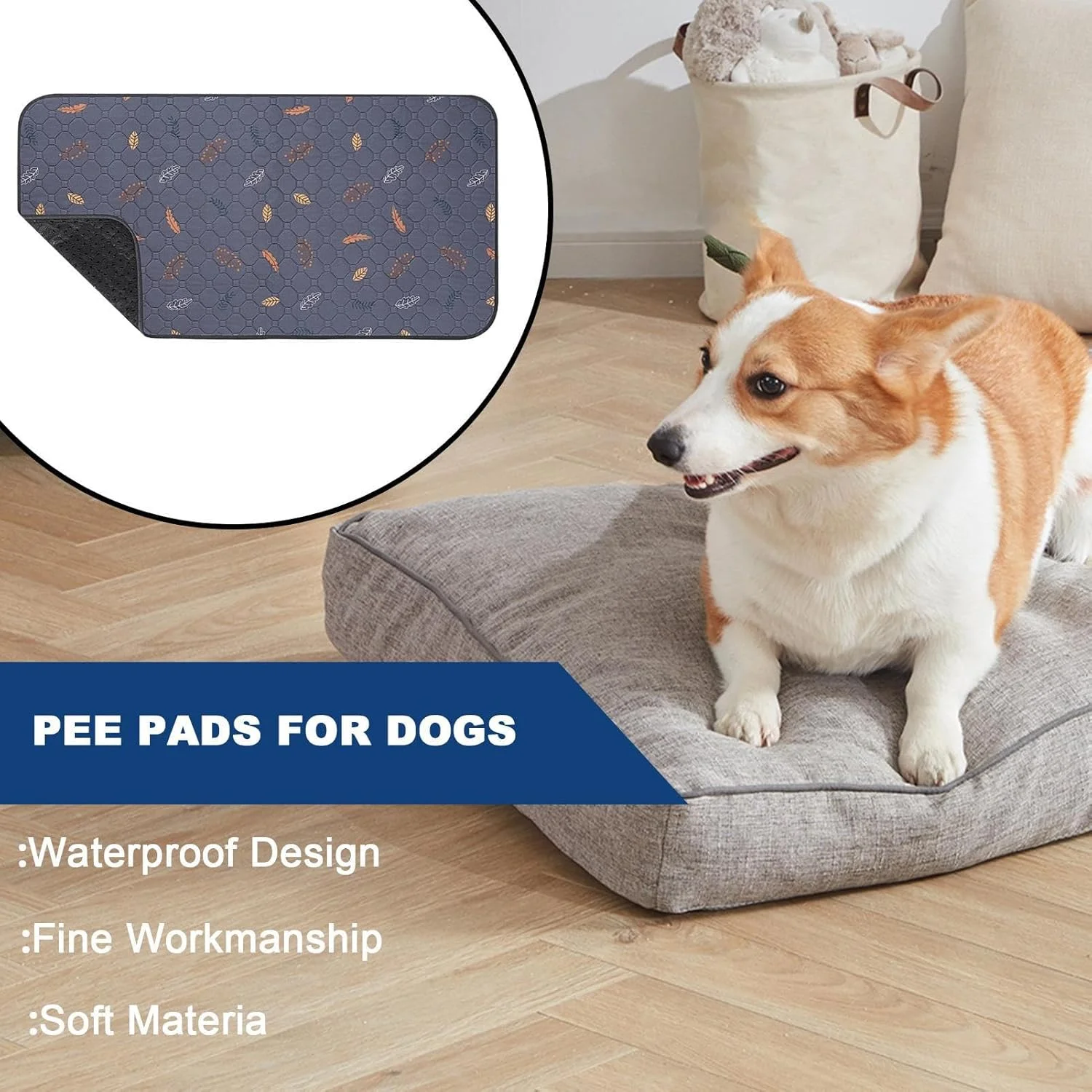 پدهای ادرار برای سگ | پد ضد آب و ضد لغزش برای ادرار بچه گربه، آستر قفس حیوانات کوچک - برای صندلی ماشین، مبل، تخت، همستر، خرگوش، مبلمان، والدین حیوانات خانگی، صاحبان توله سگ، آپارتمان، افراد حرفه ای پرمشغله