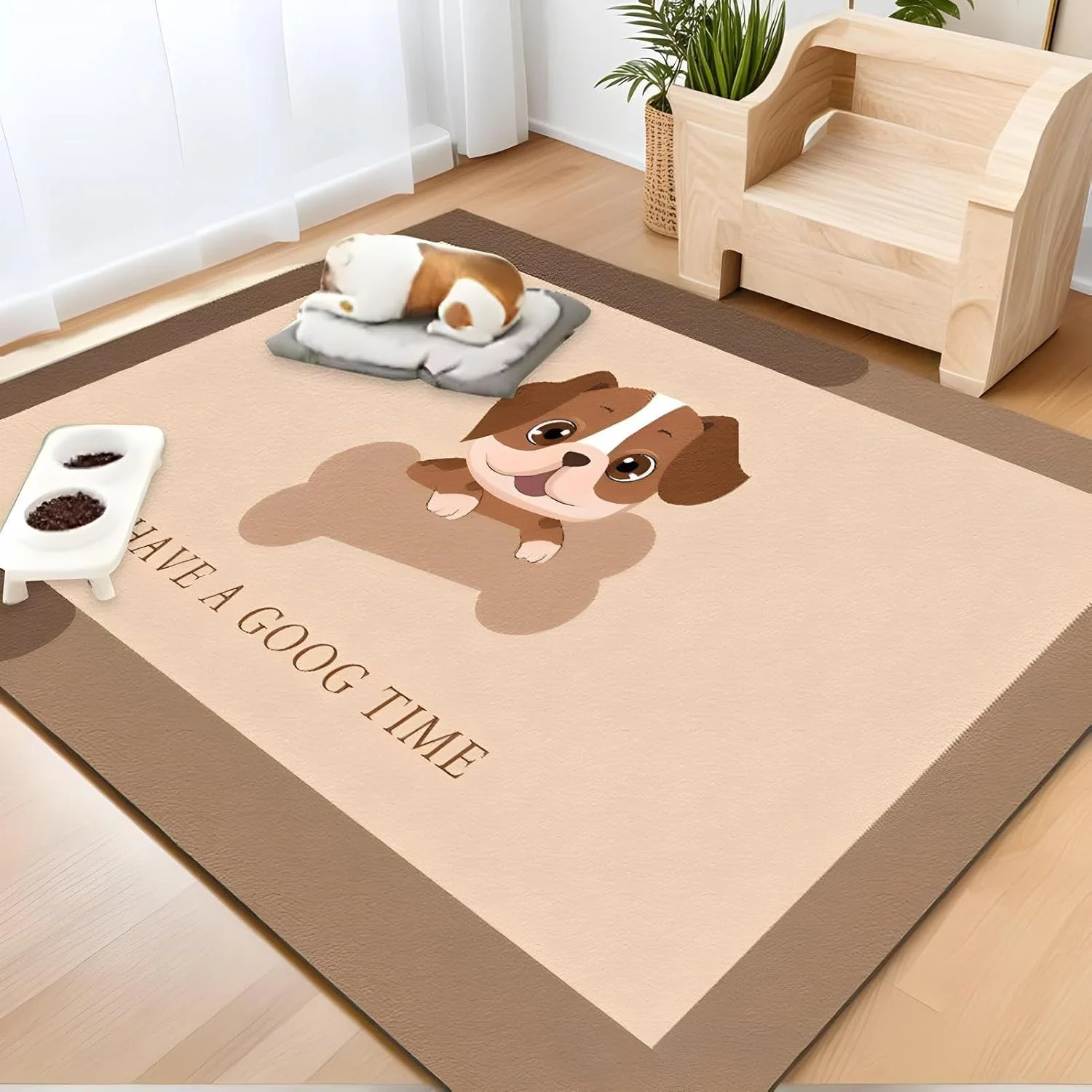 پد زیرانداز حیوانات خانگی ضد آب | پد ضد لغزش حیوانات خانگی، زیرانداز جاذب ضد لغزش برای کاسه آب توله سگ و آموزش دستشویی بچه گربه