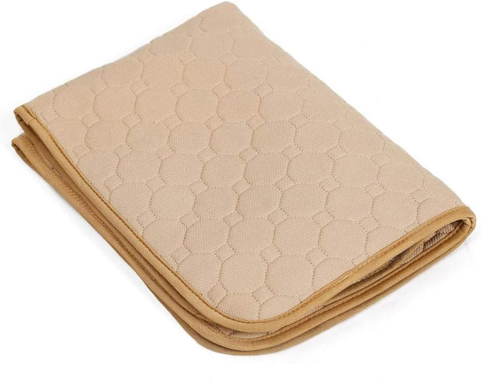 پد تخت حیوانات خانگی ضد آب، تنفسی، ادرار سگ و توله سگ، پدهای جاذب سریع ادرار، تشک پنبه ای قابل شستشو و استفاده مجدد - 2_80x110CM