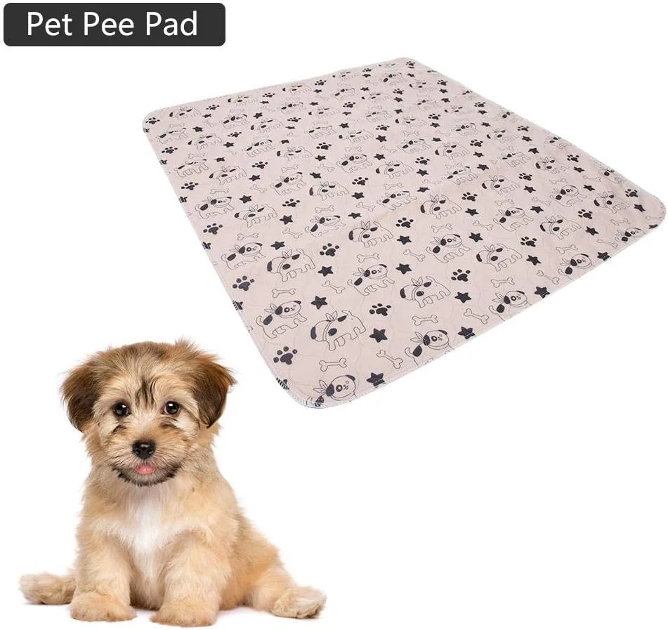 پد ادرار ضد آب سگ در 3 سایز، پدهای زایمان جاذب و زیبا، زیرانداز ادرار ضد لغزش توله سگ برای آموزش سگ ها، مسافرت و زایمان (40 * 60 سانتی متر)