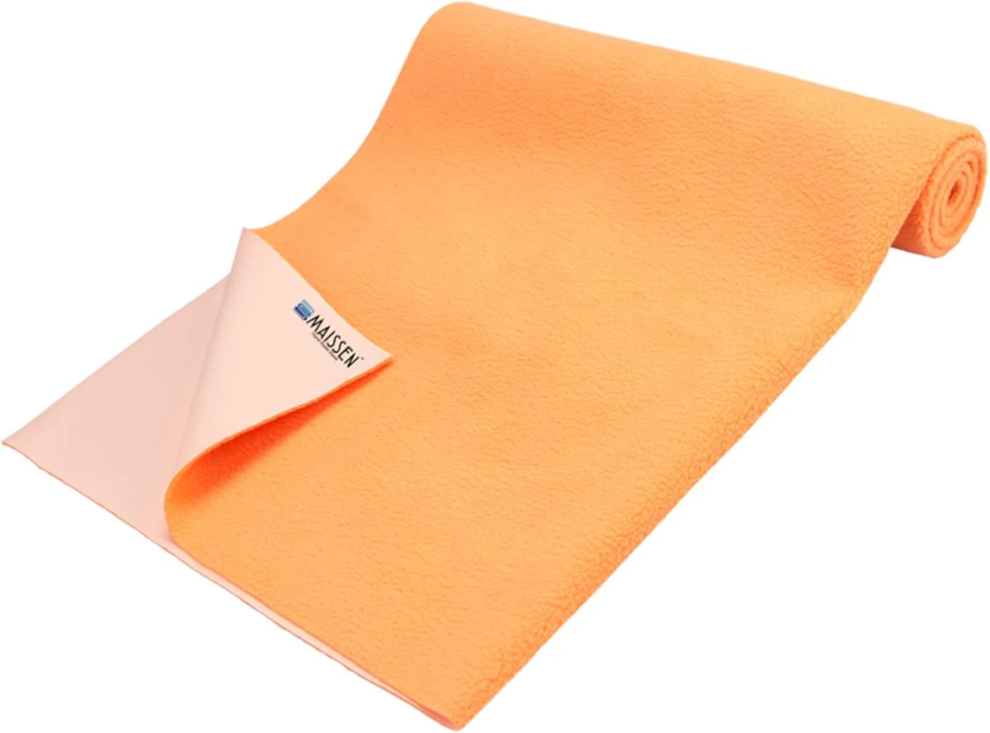 زیرانداز خشک ضد آب حیوانات خانگی Maissen | نارنجی، متوسط (100 x 70 سانتی متر) | قابل شستشو، استفاده مجدد، جذب سریع و پد بهداشتی ادرار | محافظ مبل/ کاناپه/ تخت/ آموزش ادرار توله سگ، تشک و صندلی ماشین - سگ، گربه و همه حیوانات خانگی