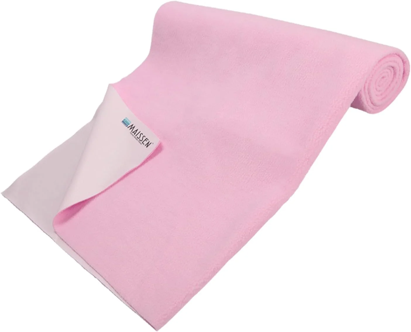 زیرانداز خشک ضد آب حیوانات خانگی Maissen | صورتی، متوسط (100 x 70 سانتی متر) | قابل شستشو، استفاده مجدد، جذب سریع و پد بهداشتی ادرار | محافظ مبل/ کاناپه/ تخت/ آموزش ادرار توله سگ، تشک و صندلی ماشین برای سگ، گربه و همه حیوانات خانگی